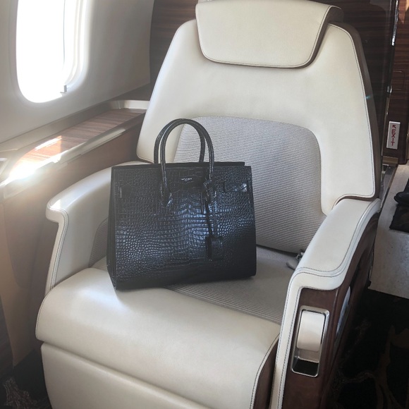YSL Saint Laurent Sac De Jour Black Patient  Bag - Picture 3 of 8